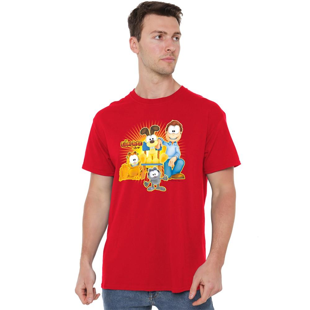 Garfield Say Cheese T-Shirt S-4XL Red XL