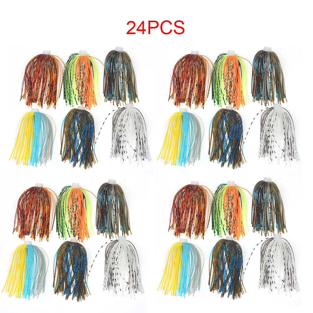 Details about 88-Strands Bass Jig Skirts 6/12/24 Bundles For DIY Fishing Squid Rubber Skirt Details about 88-Strands Bass Jig Skirts 6/12/24 Bundles For DIY Fishing Squid Rubber Skirt