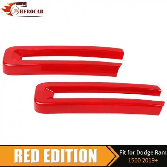 Front Grill erts Cover Trim Accessories For Dodge Ram 1500 2500 - Red