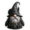 Resin Gnomes Statues Gothic Gnomes Figurines Fantasy Gnomes Figurines Sculptures Ornament for Yard,Patios,Office,Shelf