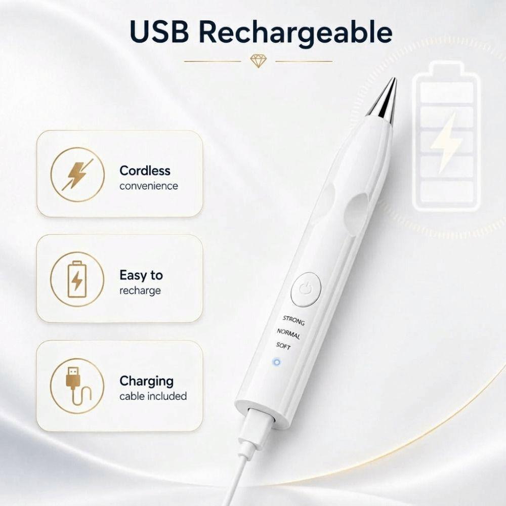 Rechargeable Electric Diamond Painting Pen Low Noise Creative Wireless Drill Pen Lightweight Three Suction Levels