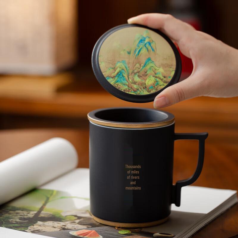 Gongli Forbidden City Thousand-Mile Rivers and Mountains Tea Infuser Cup