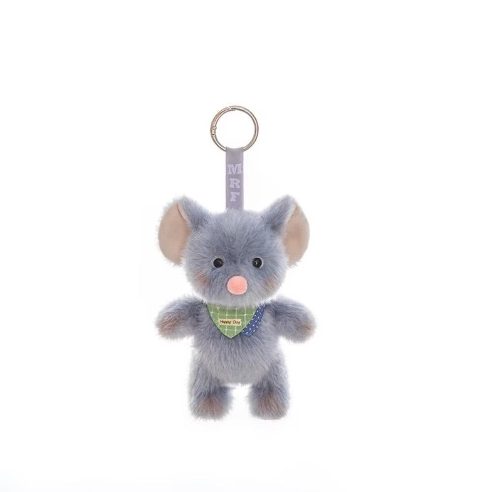 Furry Plush Animal Pendant PP Cotton Plush Backpack Pendant Stuffed Doll Keyring  Boy Girl Gift
