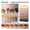 Paleta de Sombras de Ojos Nude con Acabado Mate de 6 Colores, Altamente Pigmentada, Larga Duración, Maquillaje Natural para el Día a Smokey Eye
