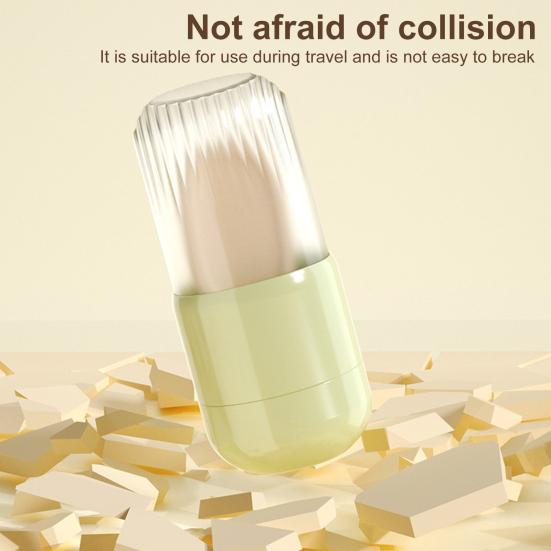 Portable Soap Dish Sealed Storage Box with Cleaning Brush Large Capacity Dustproof Portable Travel Soap Organizer