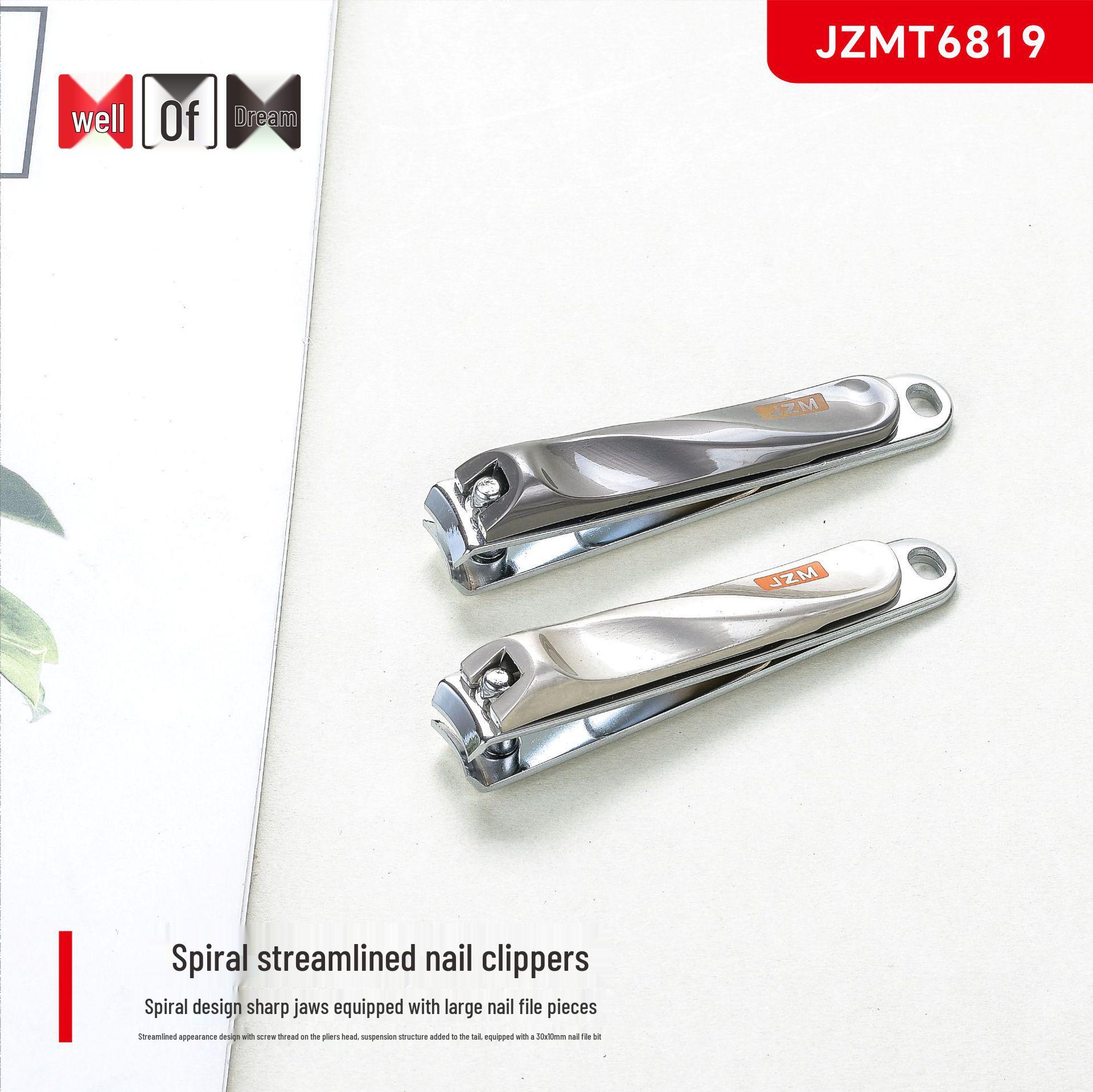 Jingzhi Meng Spiral Streamlined Nail Clippers - Portable Manicure Tool Not applicable
