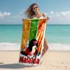1pc Mafalda1 Beach Towel, Comfortable and Thick, and Swimming/Bath/Picnic/Camping Towel, Suitable for Seaside Beaches