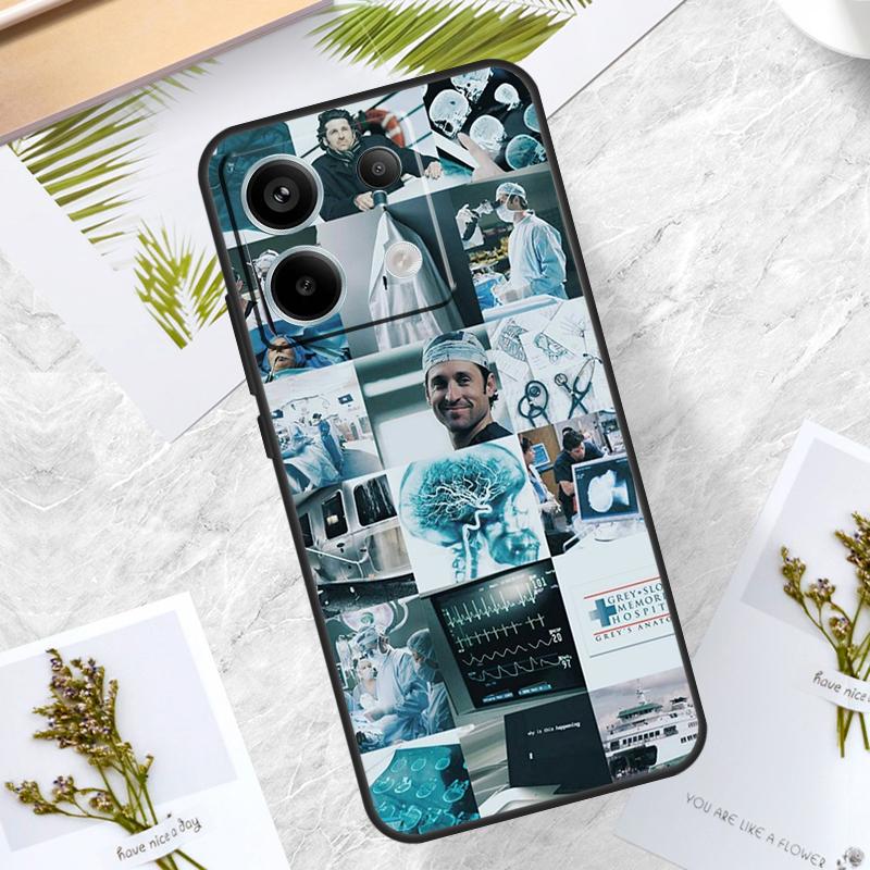Greys Anatomy Case For Xiaomi Redmi Note 14 Pro 12 11 10 13 15 Pro Plus Redmi 15 14C 10C 12C 13C 15C Cover