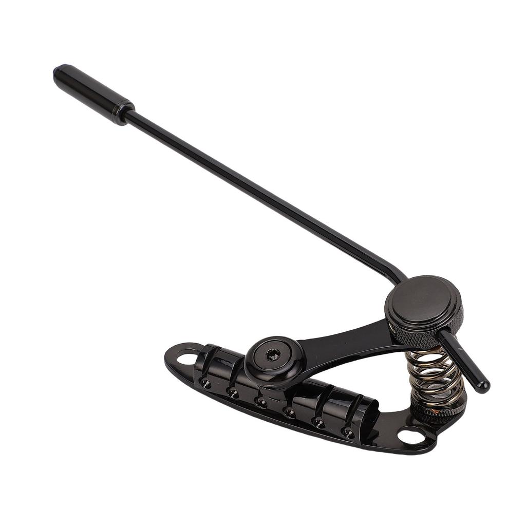 Guitar Bridge Stop Bar Replacement for Les Trem II Les Paul SG Black Color Zinc Alloy Guitar Tremolo Bridge Stop Bar
