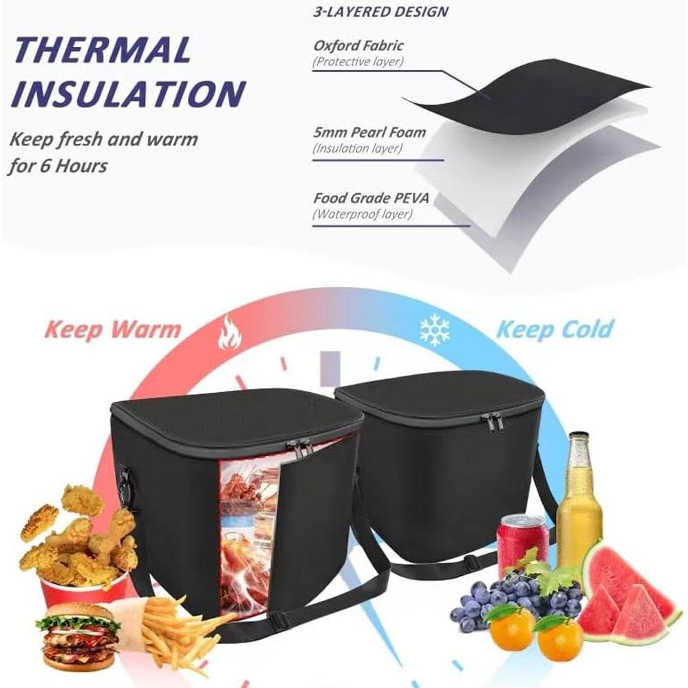 For Tesla Model Y 2025 Frunk Cooler Organizer Insulation Cooler Bag Front Trunk Storage Organizer for Tesla Model 3 Highland