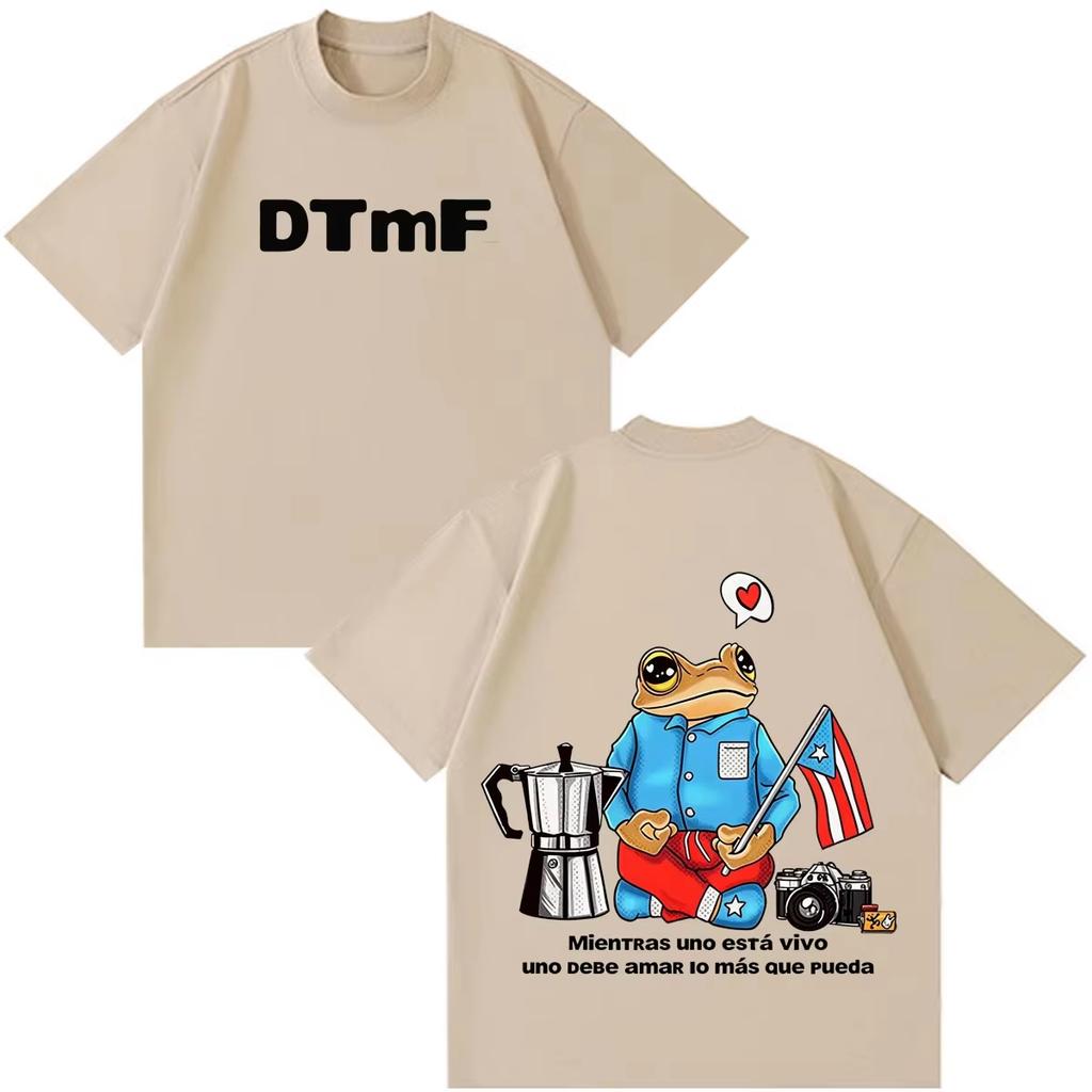 Bad Bunny 2026 Debi Tirar Mas Fotos (DTMF) World Tour Merch Hip Hop Loose Short Sleeve T-shirt
