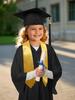 European & American Children's Graduation Gown: Knitted Kindergarten & Elementary School Set for Performances