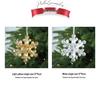 Colorful Acrylic Gem Snowflake Christmas Tree Ornament