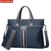 Men's Oxford Cloth Business Casual Crossbody Bag - Korean Style Canvas Briefcase and Shoulder Bag.