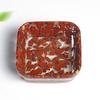 Resin Geometric Dismagnetization Bowl With Natural Crystal Fill For Modern Living Room Decor