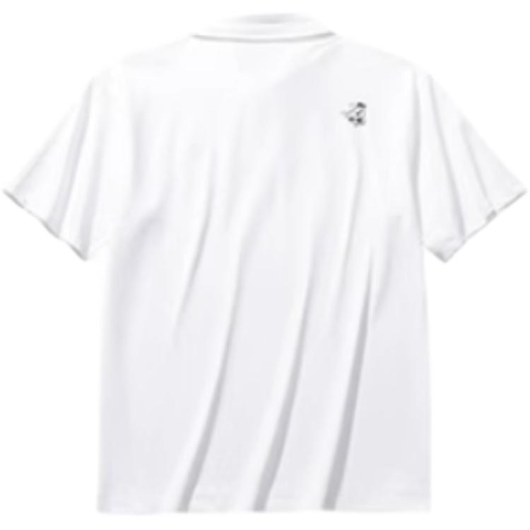 Anta Lifestyle Series Sports Casual Simple Solid Color Loose Fit Short Sleeve Polo Shirt Unisex Polo Shirts Snow-White 172528124-1