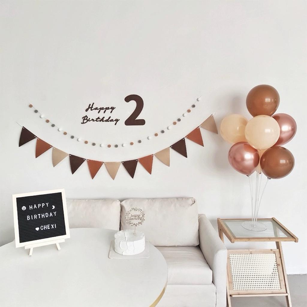 Non-Woven Fabric Birthday Banner for Children's First Birthday Celebration