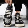 Student Sports Board Shoes Four Season Men's Thick Soled Shoes Soft Sole Comfort Outdoor Walking Shoes Fashion Youth Trendy Shoe