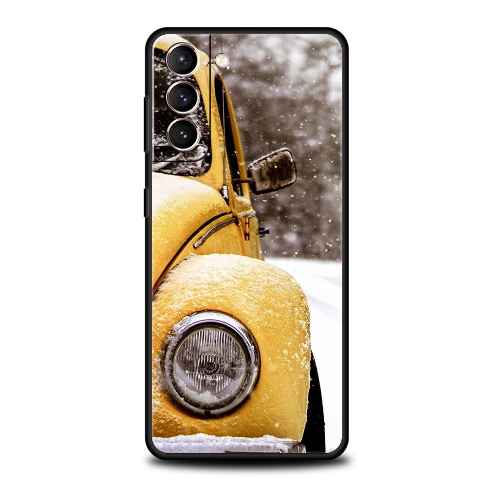 Classic Vintage Old Retro Car Phone Case For Samsung Galaxy S24 S23 S22 S20 Ultra S21 FE 5G S10 S9 Plus S10E S8 Soft Cover