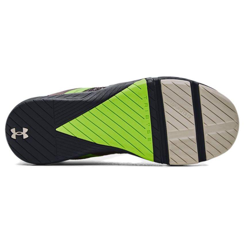 Under Armour Tribase Reign 5 Non-Slip Durable Low-Top Training Shoes Men Sneakers Brown Green 3026214-100