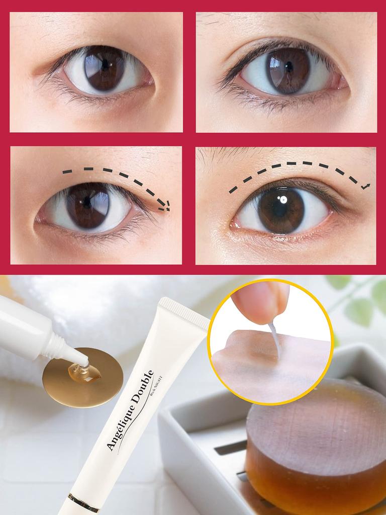 Angelique Double Rich Doppelte Augenlider Doppelte Augenlider Nachtgebrauch Augen-Make-up Stark feuchtigkeitsspendend Breite Doppelte Augenlider Stark verbesserte Haftung