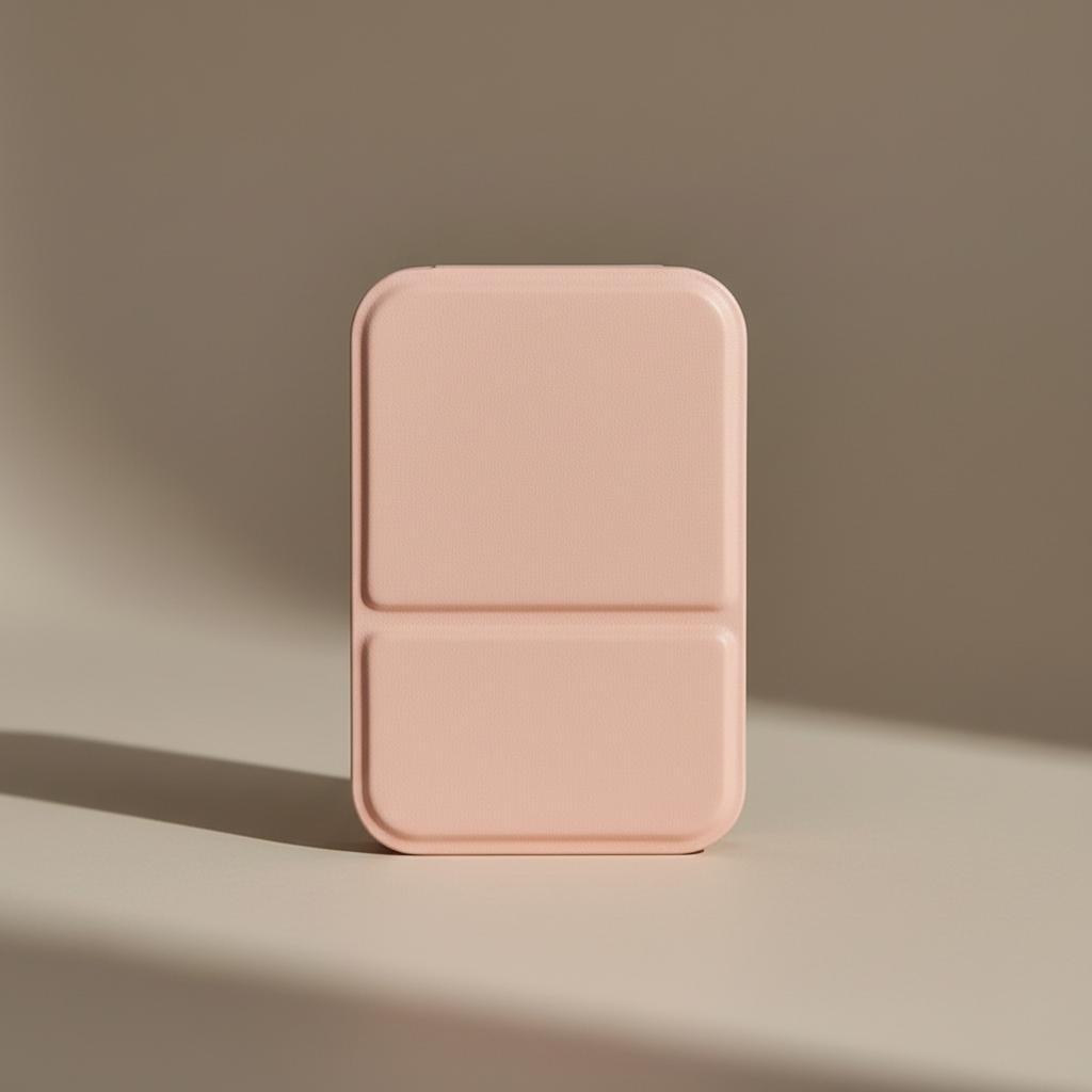 Folding Portable Mini Makeup Mirror with Stand Travel Compact Mirror for Women HD Glass Desktop Vanity Mirror for Makeup