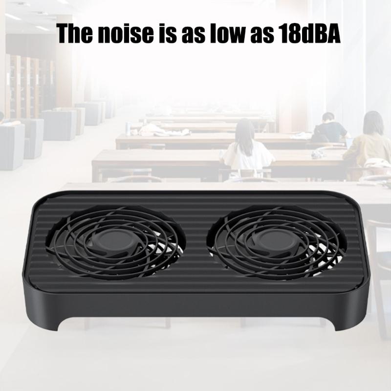 USB Powered Cooling System For Networking Devices 140mm Silents Fan Design Supports Multiple Device Placement