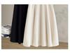 Elegant High-End V-Neck Sleeveless Dress for Women - Spring/Summer Three-Tone Acetate Wide Flare Skirt