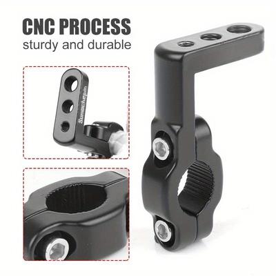 Universal Aluminum LED Light Bracket Mount 17-22mm Pipe Clamp for Motorcycle ATV Car