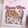 Desert Vibes Comfort Colors Shirt, Desert Vibes T-Shirt, Cowgirl Tee, Western Shirt, Vintage Arizona Desert Shirt, Country Adventure Shirt