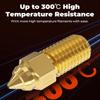 Creality Ender 3 V3 SE Nozzle Kit High-Temperature Resistance Extruder Nozzles with Silicone Cover for Ender 5 S1/Ender 7