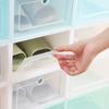 8 Pc Transparent Plastic Shoe Box, Dustproof and Moisture-proof, Home Storage, Simple Installation, Easy To Store and Move Avail
