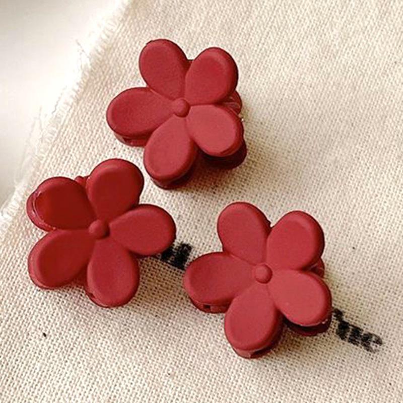 10Pcs Korean Style Fashion Mini Side Bangs Clip Seamless Small Hair Claws Frosted Princess Love Flower Rabbit Braided Hair Clip