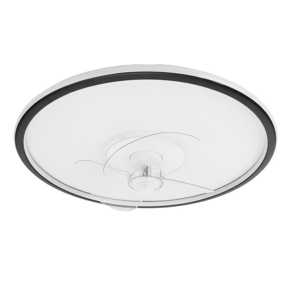 LED Ceiling Light with Fan 19.6 Inch 3000K to 6000K Dimmable 6 Speeds Modern Round Ceiling Fan Light with Remote for Bedroom Kitchen
