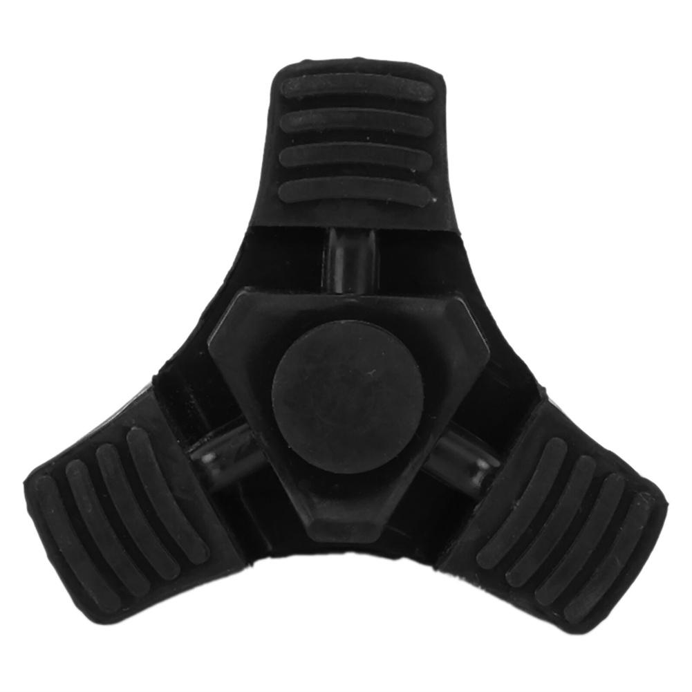 A muleta Nonslip 19mm do tripé da ponta do bastão de passeio derruba seis projetos da coluna