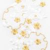 embroidery with gold thread for floral for women [KYOETSU] Half-collar long-sleeved kimono, pattern, (176)