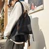 Denim Folding Backpack Patchwork Couple Backpack Student Backpack