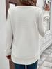 2025 Autumn/Winter Women's Loose Fit Solid Color Long Sleeve Round Neck Hoodie