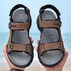 Summer Genuine Leather Men Shoes Classic Beach Men'S Sandals Men Sandalias Fashion Male Slippers Comfortable Shoe Big Size 38-46