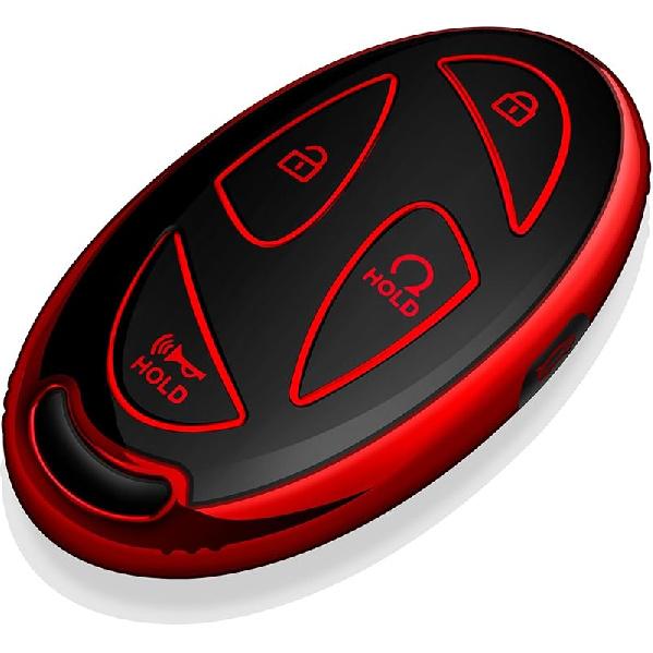 Tukellen for Hyundai Key Fob Cover,Special Soft TPU Key Case Cover Protector Compatible with 2023 2024 Ioniq 6 Grandeur GN7 KONA Smart 5 Buttons