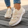 Women'S Casual Mesh Breathable Hollow Mesh Peep Toe Summer Comfortable Lightweight Walking Ladies Flat, Women Shoes, Sneakers