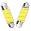 1 PCS Car C10W Festoon 31mm 36mm 39mm 41mm C5W LED Bulb COB 12V 7000K White Auto Interior Dome Reading Trunk Linse Plate Lamps