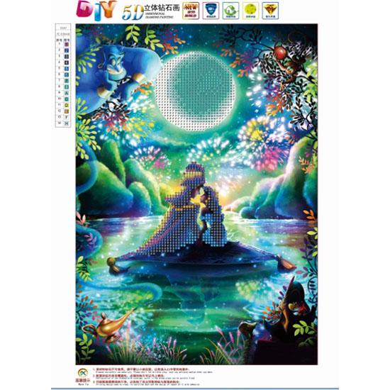 

Huacan 5d Алмазная мозаика, вышивка крестиком, мультяшная фея, картина из стразов, Алмазная вышивка, распродажа, декор для детской комнаты 30*40 cm