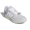 Adidas Neo Hoops 3.0 Synthetic Leather Trendy Durable Lightweight Low-Top Skate Shoes Women Sneakers White HP5280