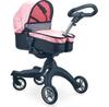 Swede Doll Pram with Bassinet and Adjustable Handle