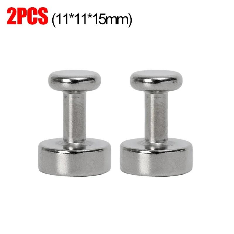 

24/2 шт. неодимовые магнитные кнопки присоска сильный магнит канцелярская кнопка для холодильника белая доска кухня офис магниты крючок