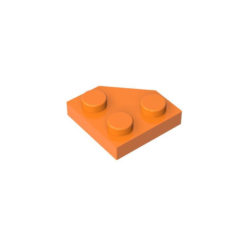 10 Peças 26601 Placa de Cunha 2x2 Canto Chanfrado Bloco Moc Compatível com Tijolo DIY Brinquedo Infantil Peça de Montagem