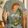 3D Printed Women's T-Shirt Casual Fashion Short Sleeve