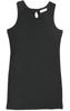 Andit Smooth Long Collar Tank Size L Top, 51. Black,