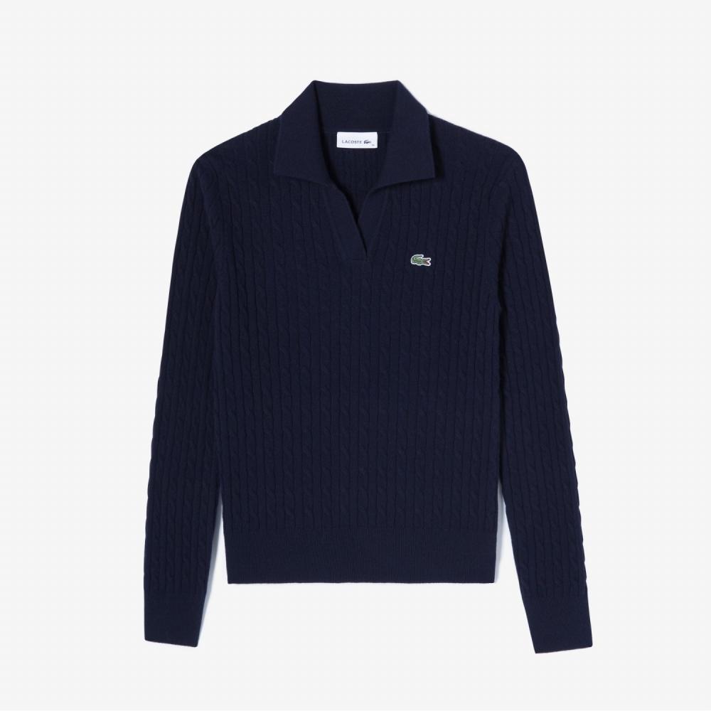 

LACOSTE Женский свитер с открытым воротником AF187E 53N 166